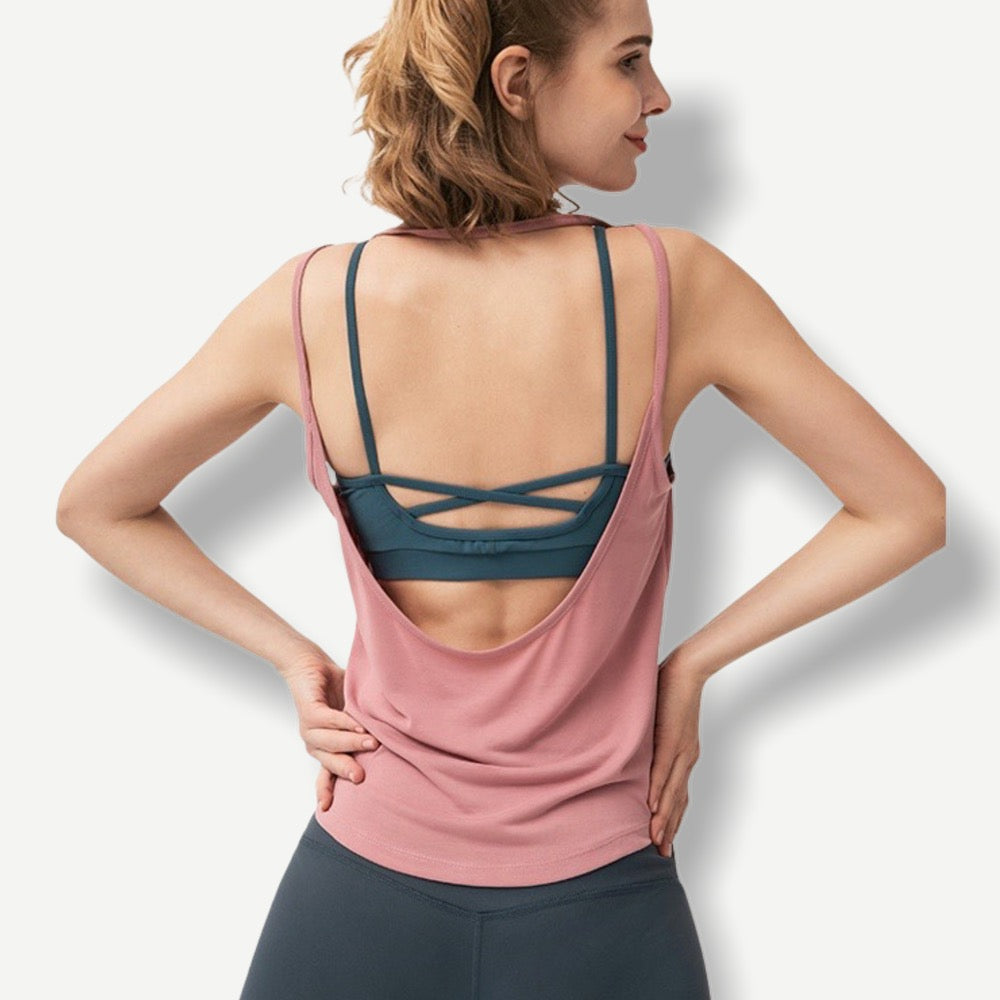 Flawless Open Back Tank Top